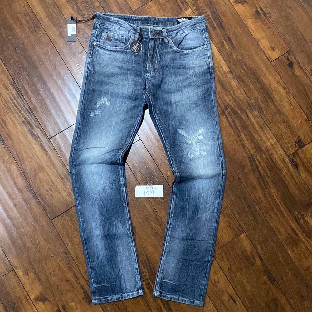 NWT Buffalo David Bitton Sample Ash-X Skinny Stretch Denim Jeans #B159